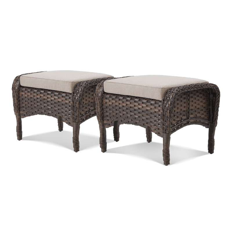 Red Barrel Studio® Pragnya Outdoor Ottoman & Reviews | Wayfair